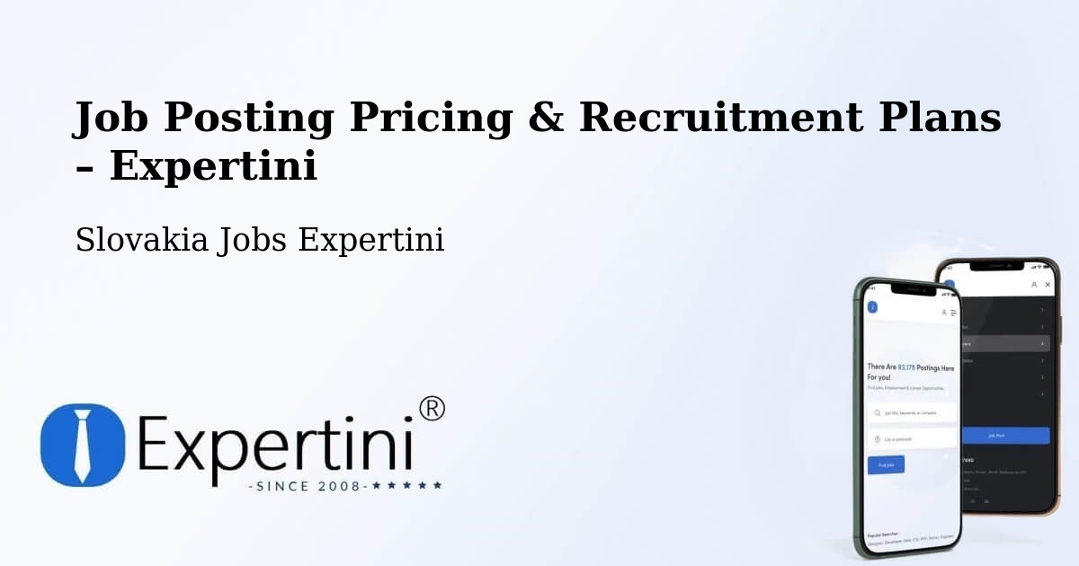 Job Posting Pricing & Recruitment Plans – Bytča - Bytča, Slovakia Jobs Expertini